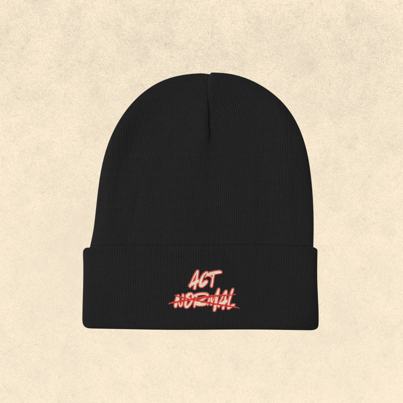 Embroidered Beanie