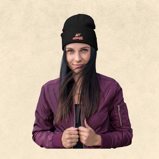 Embroidered Beanie