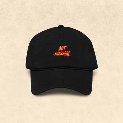 Garment washed baseball cap