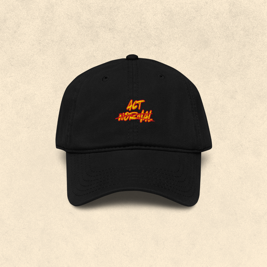 Garment washed baseball cap
